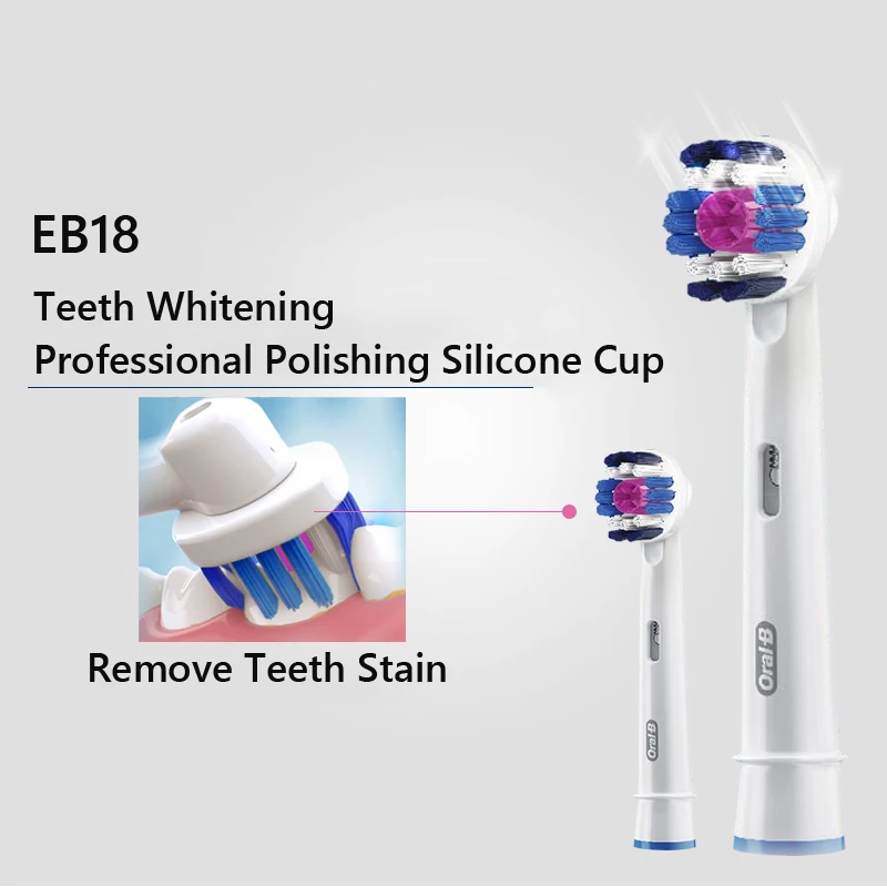 Oral B насадки для зубной щетки EB18 2 EB20 EB25 Зубная щётка головки способный