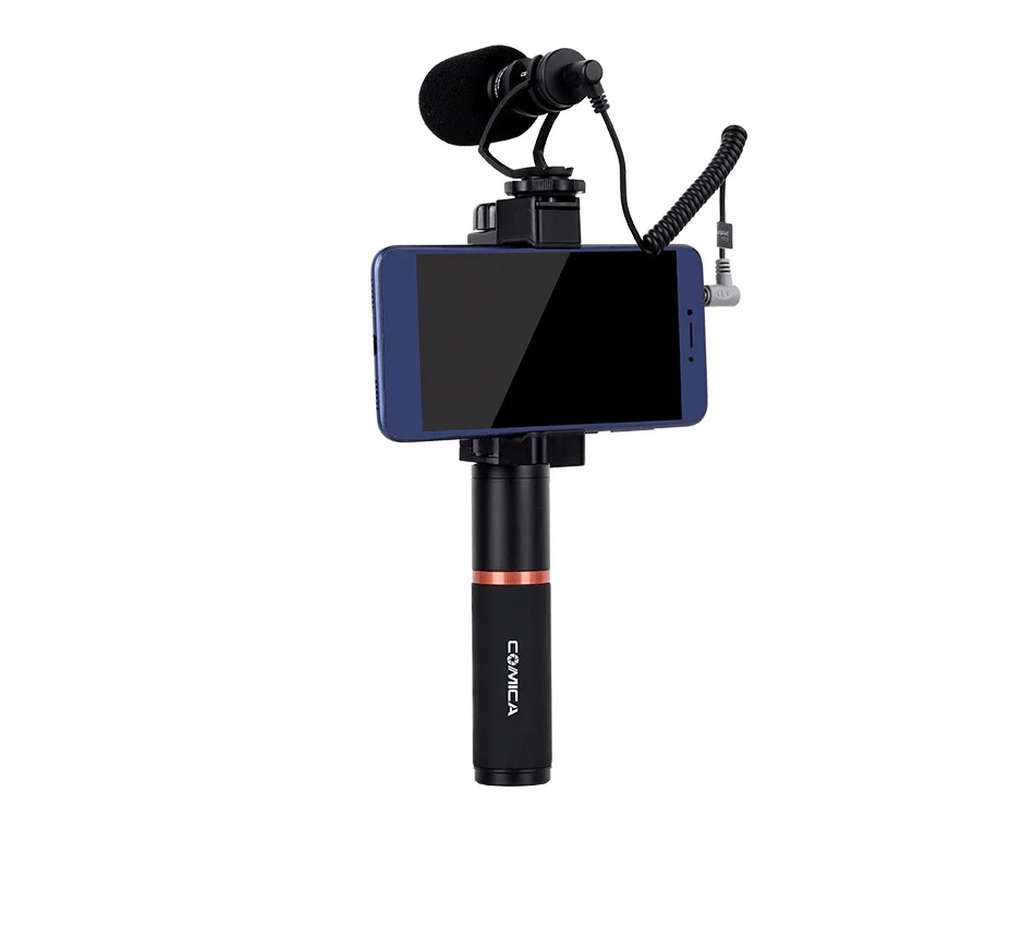 Comica смартфон видео комплект CVM-VM10-K2 Filmmaker мини штатив с видео микрофон Rig для iPhone 8 Plus samsung huawei