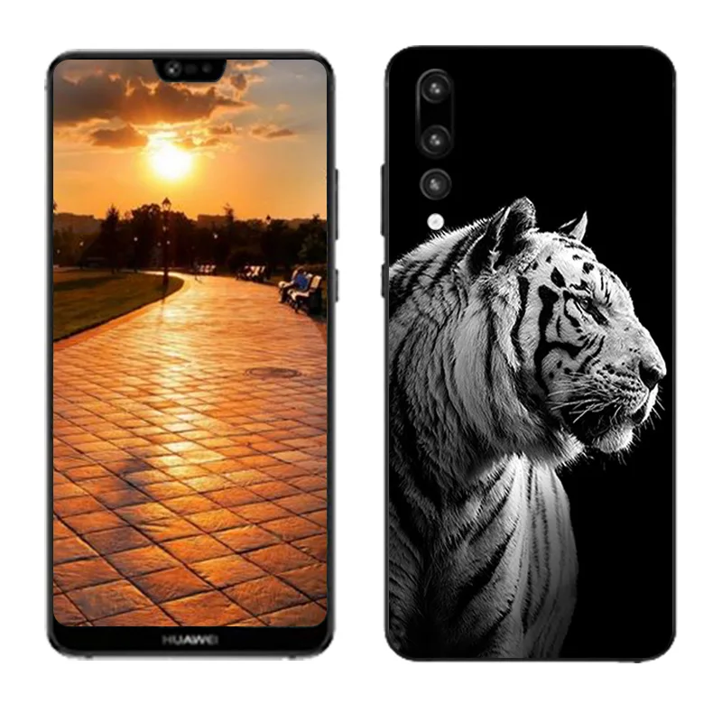 Чехлы на заказ для Huawei P20 Plus 6 1 дюйма мягкие силиконовые модные чехлы Pro подходящий