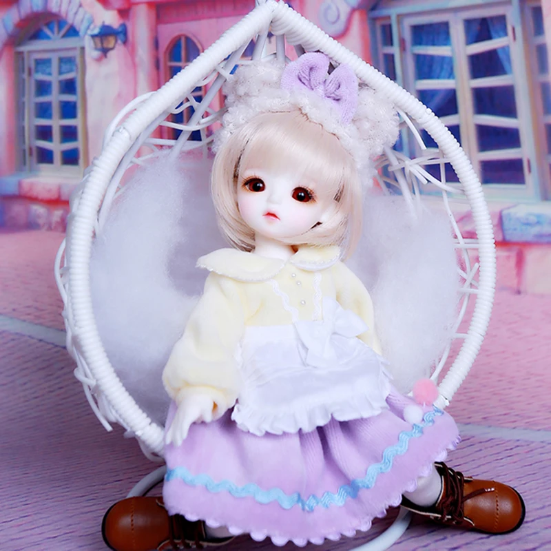 Полный набор, Новое поступление 1/6, кукла BJD, модная милая кукла Lina с глазами из стекла, подарок на день рождения, Рождество