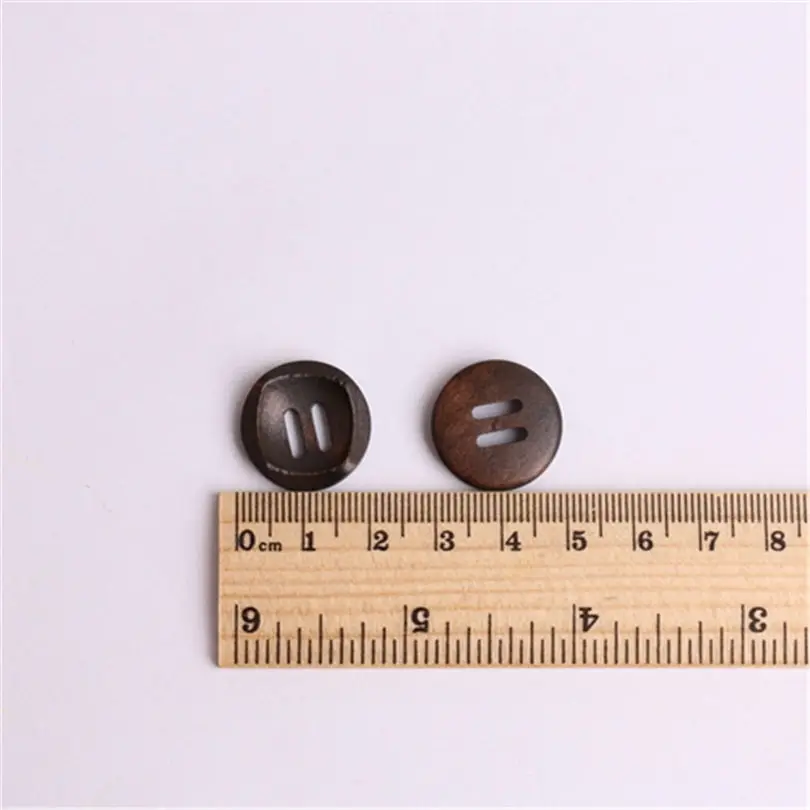 50 шт. деревянные пуговицы с двумя отверстиями 20 мм|circle button|buttons for childrenbuttons buttons |