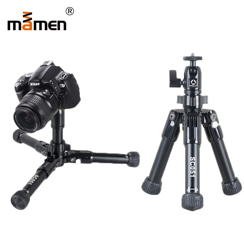 Профессиональный складной штатив Трипод Mamen для SLR DSLR камеры портативный мини