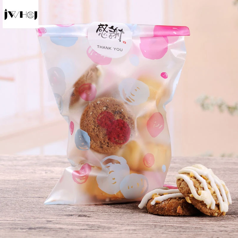 50 шт./лот цветные пузырьки клейкая сумка печенье сделай сам подарочные пакеты для