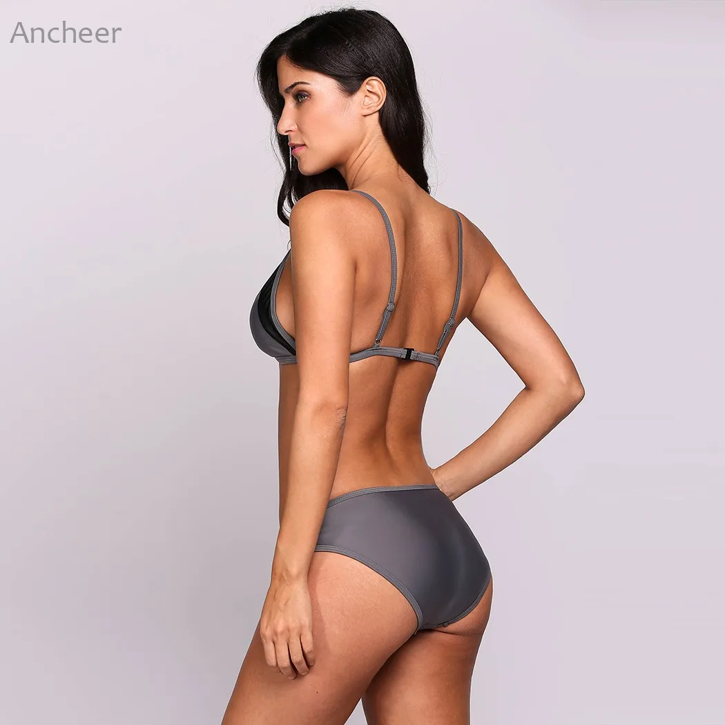 2017 брендовый Летний Новый сексуальный женский комплект бикини купальник на