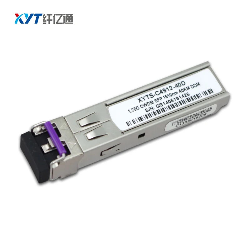 Промоакция от производителя 1 25G 40km cwdm SFP трансивер 1270-1610nm волоконно-оптический