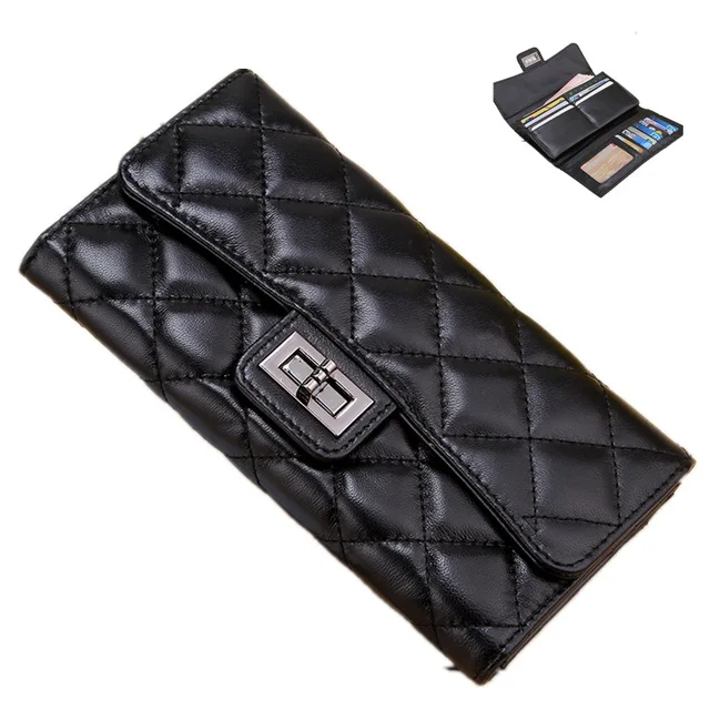 Женские кошельки из натуральной кожи кошелек 100% овечьей Женская винтажная