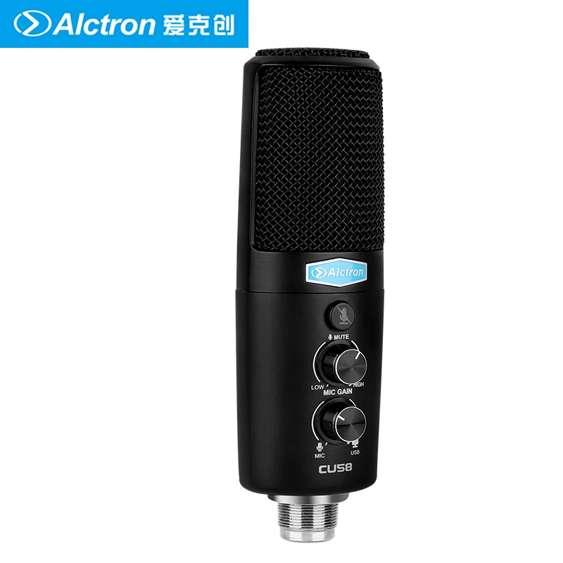 Alctron CU58 Настольный конденсаторный микрофон USB компьютерный для вещания совместим