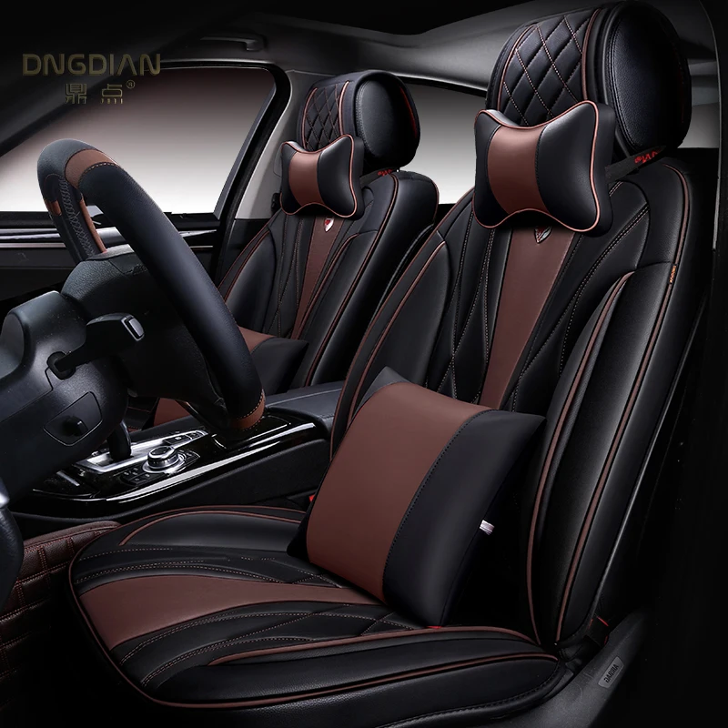 DINGDIAN(передняя+ задняя) 5 Автомобильное сиденье крышка подходит для FIAT Fullback/Idea/Panda/Strada/Tipo/Uno/freeont/Linea/Palio/Viaggio/Ottimo/Aegea