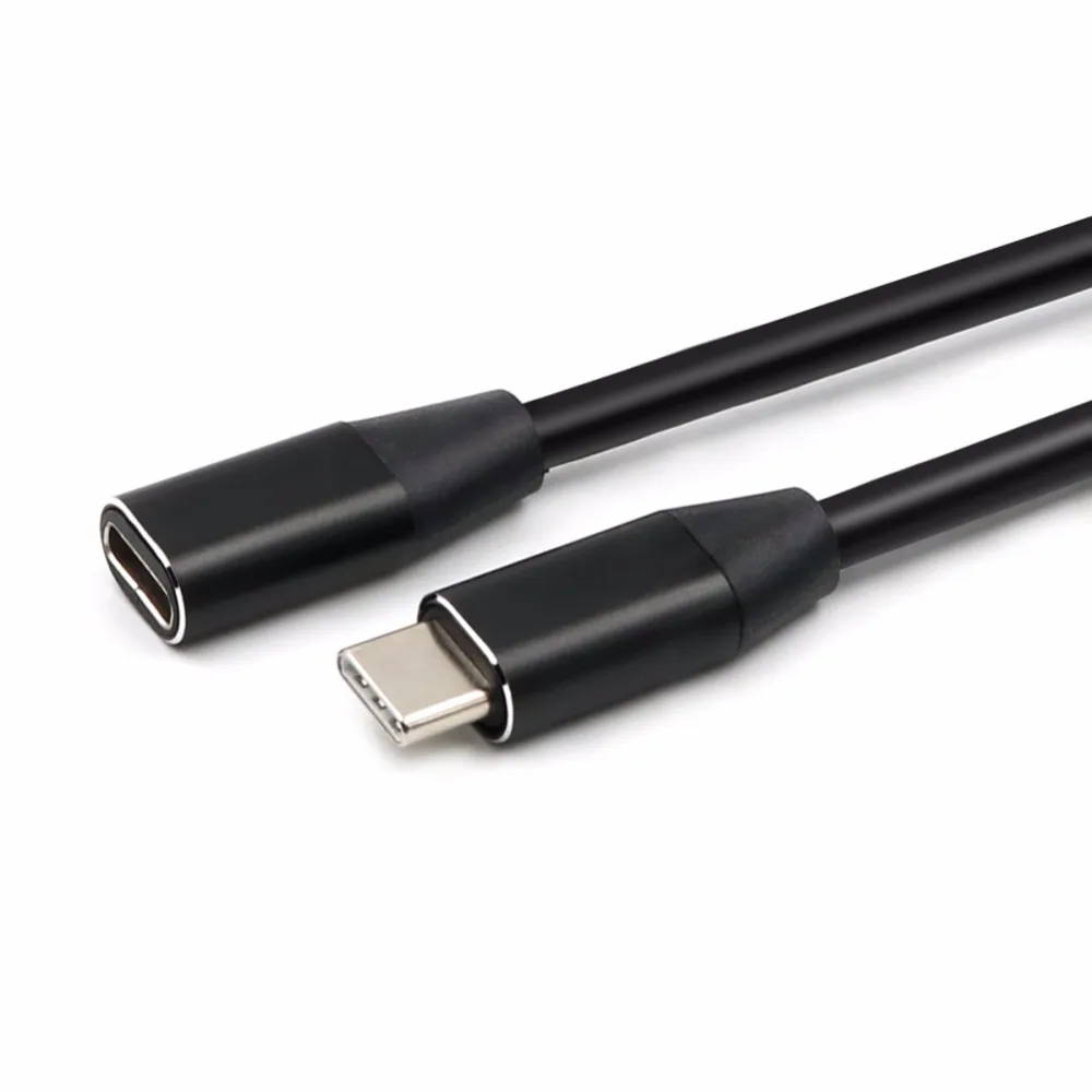 1 м Тип C USB 3 мужчина USB-C Женский удлинитель данных кабель Черный для ПК ТВ |