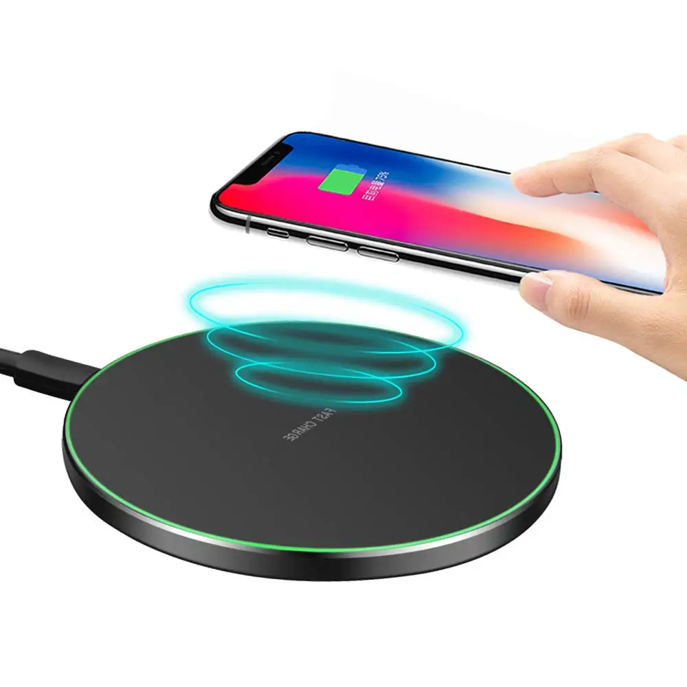 NTONPOWER Qi быстрая Беспроводная зарядка для Samsung Xiaomi Huawei 10 Вт умная Быстрая зарядка Беспроводная зарядка для iPhone 8 X XR XS Max