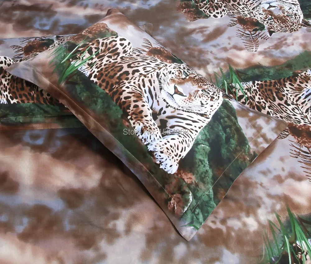 Luxury brand 3d bedding sets double white tiger dolphin horse quilts duvet cover bed linen roupa de cama | Дом и сад