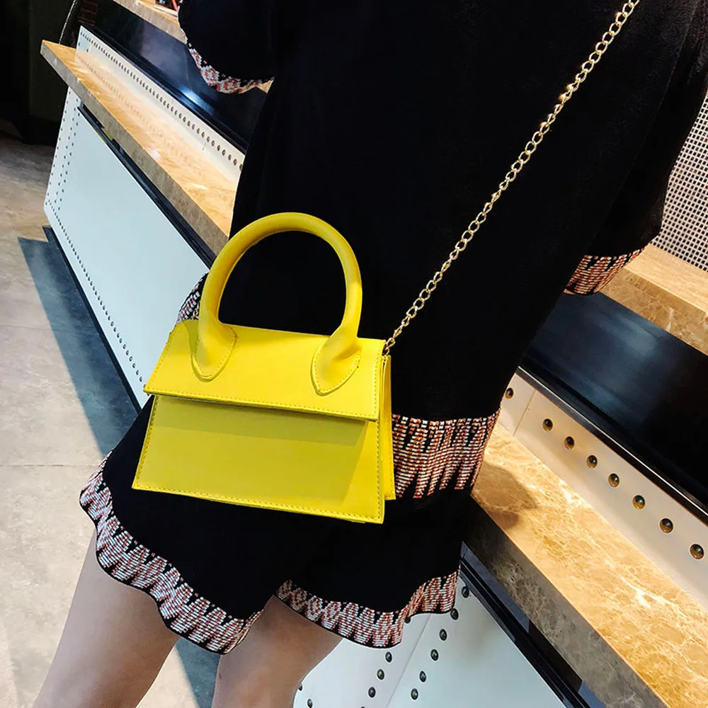 2019 Модные женские кожаные однотонные сумки через плечо для телефона высокого