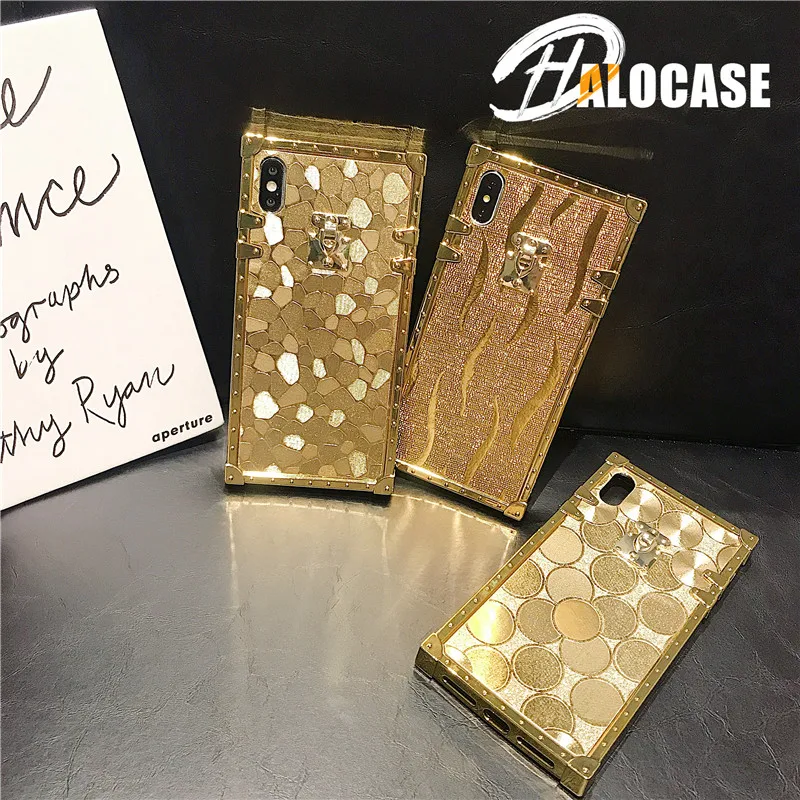 Модный Роскошный Золотой флэш-чехол для телефона для iPhone 11 Pro MAX XS MAX XR X 7 8 6 6s Plus для samsung S8 S9 S10 Plus Note 8 9 10 Pro