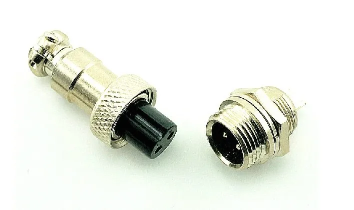 

(10PCS/10 pairs) 2PIN interfaces, 12mm GX12-2 core plug, cable connector plug + socket