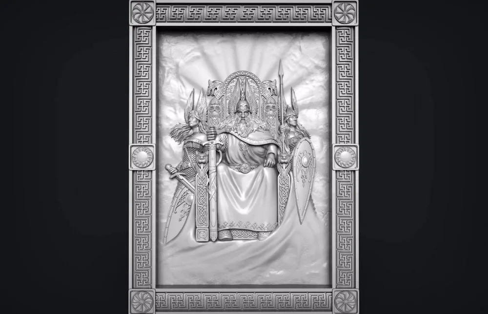 

Модель 3d STL для фрезерного станка с ЧПУ, гравировального станка, рельефный Artcam Aspire «Rod» CNC файлы (ES)