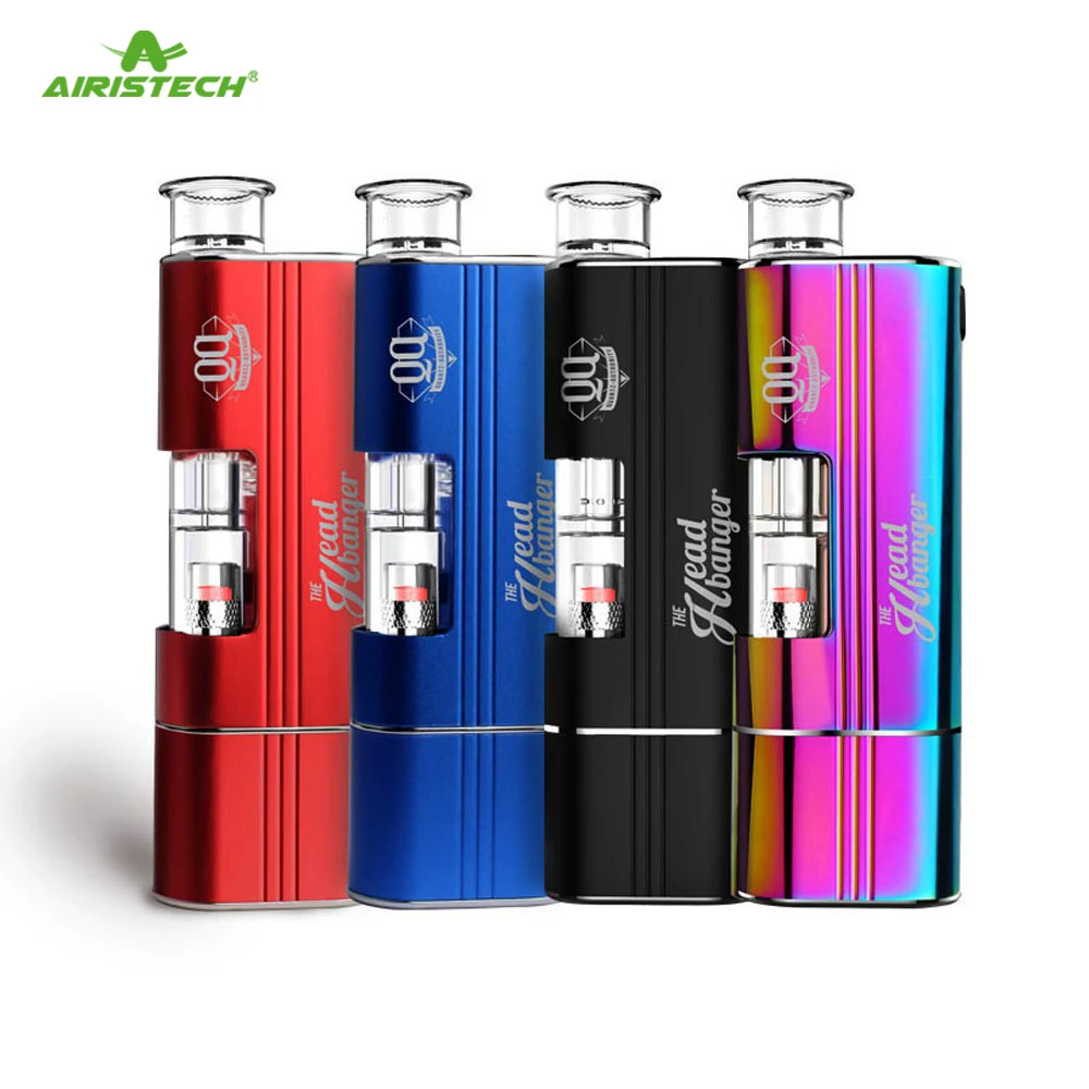 Оригинал Airistech Headbanger комплект испаритель 1500 mah Qcell кварцевая спираль Vape ручка Dip Dab