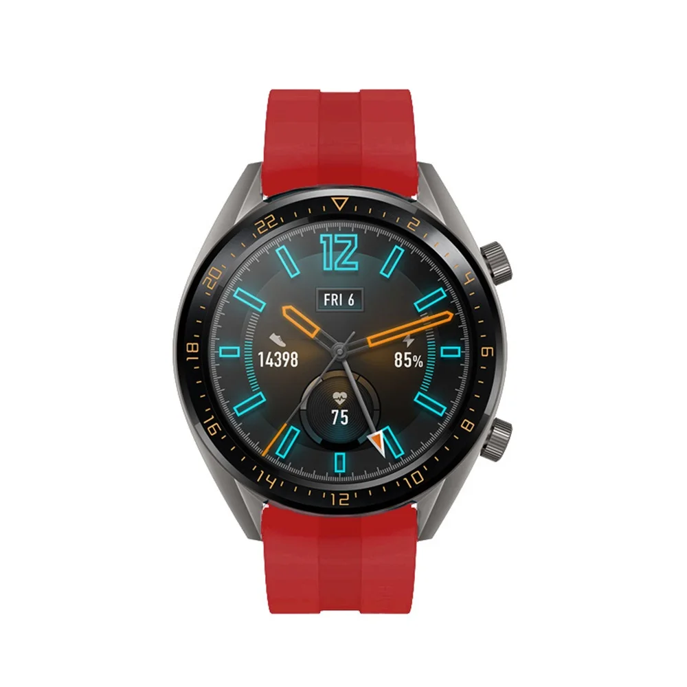 Ремешок сменный силиконовый для Huawei Watch GT Active мягкий классический браслет