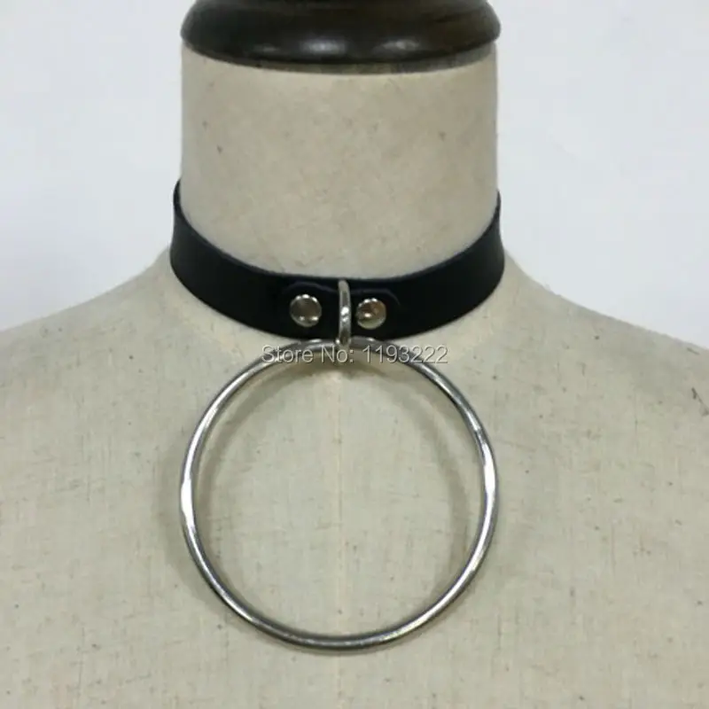 Панк готический пастельный бондаж воротник ручной работы кожа преувеличенный