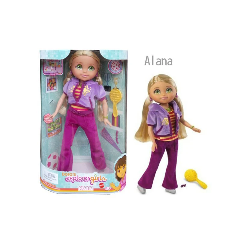 Бесплатная доставка 32 см оригинальные Дора виниловые смолы модная одежда для