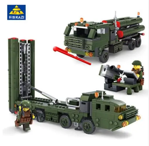 KAZI модели строительные игрушки совместимые с K84037 534pc военные блоки хобби для