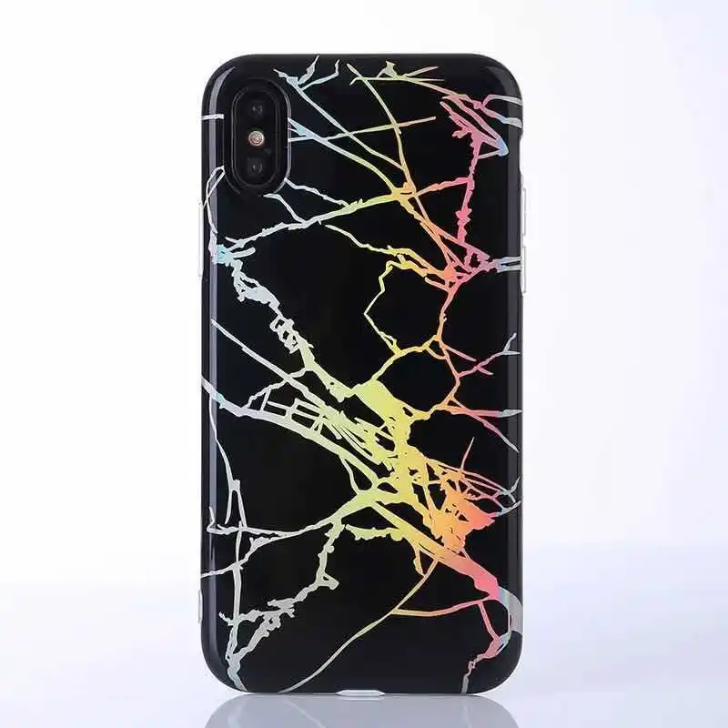 Новый мраморный узор чехол для iphone X 8 7 6 6s плюс|Бамперы| |
