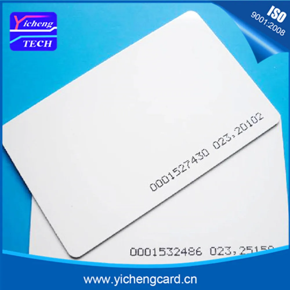 Новое поступление 100 шт./лот Пластиковая заготовка rfid ПВХ Карта legic act 256 13 56 МГц