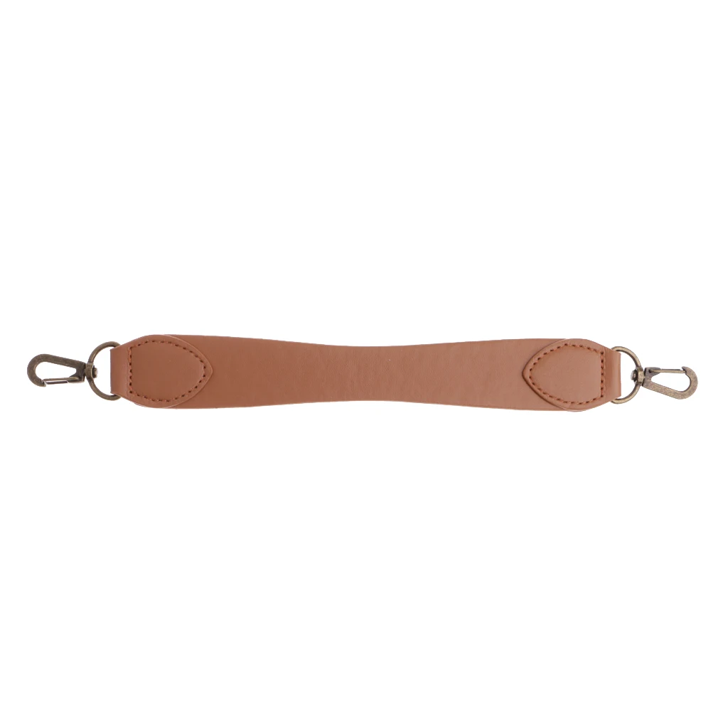 

MagiDeal PU Leather Short Handbag Strap Purse Handle Holder Bag Accessories 29cm