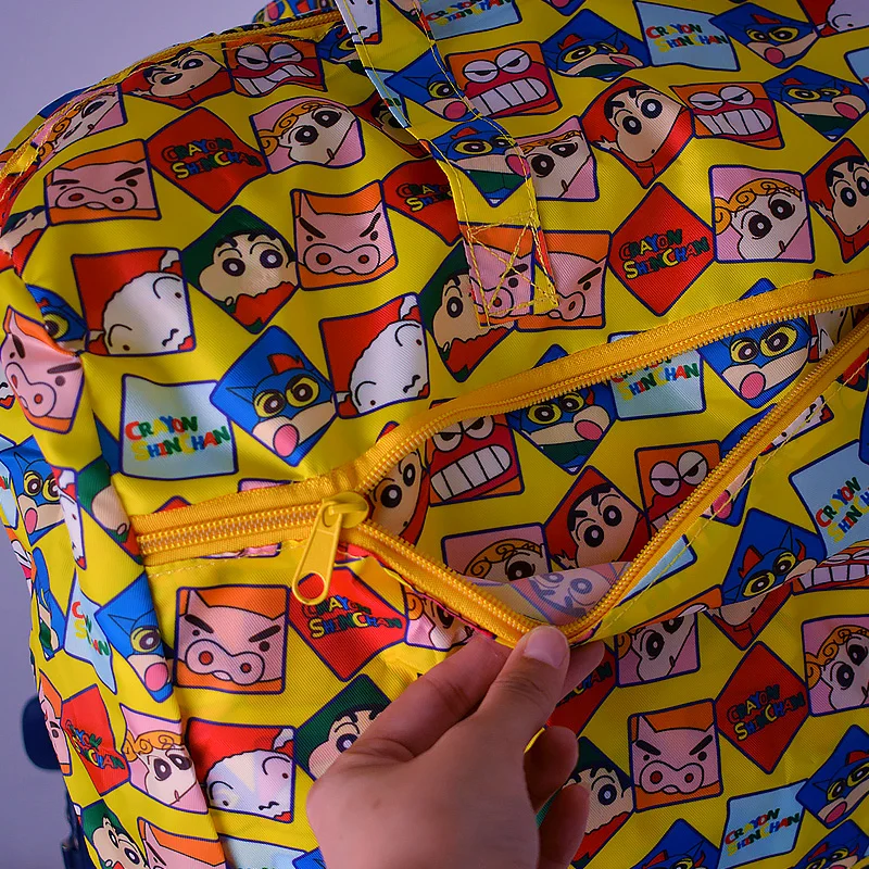 

IVYYE 1PCS Crayon Shin-chan Fashion Anime Portable Travel Bag Reusable Tote Foldable Handbags Luggage Pouch Storage Bags NEW