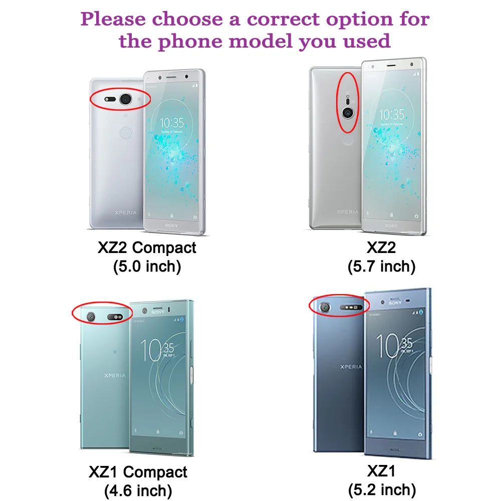 for Sony Xperia XZ2/ XZ2 Compact Cover XZ1/XZ1 Clear Transparent Soft TPU Silicon Case Cell Phone Protective Shell Bag |