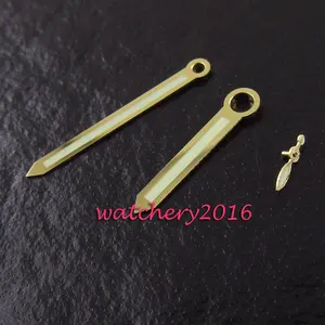 Новинка золотисто-желтые стрелки для унитаза ETA 6497 6498 ST 3600 3620 стрелки для часов