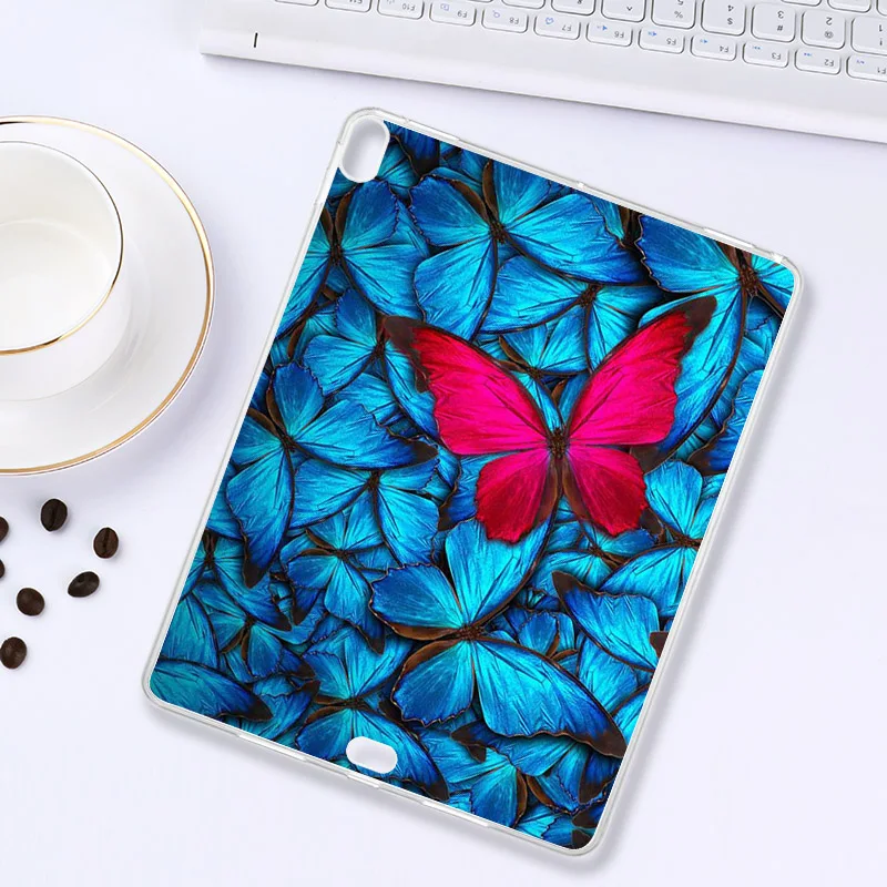 C111 Чехол для планшета с рисунком для iPad Pro 12,9 чехол 12,9 ''A1876 A003 A1895 A2014 Мягкий силиконовый чехол с мультяшными животными - Цвет: C111