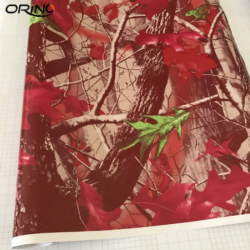 Realtree печатная камуфляжная виниловая Автомобильная фольговая пленка с воздушным