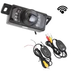 Беспроводная Автомобильная камера заднего вида, камера заднего вида с углом обзора 170 градусов, ИК датчик парковки с ночным видением для автомобильного DVD-плеера, бесплатная доставка