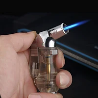torch turbo lighter jet butane cigar lighters gas cigarette 1300 c spray gun fire windproof metal lighter no gas