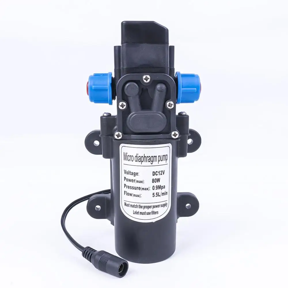 DC12V 80 Вт обычный насос для мытья автомобиля портативный насос высокого давления самозаправляющийся электрический автомобиль стиральная машина насос для мытья автомобиля