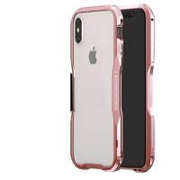 high quality luxury original brand luphie aluminum metal bumper for iphone x 10 8 7 plus case incisive shape mixed color frame