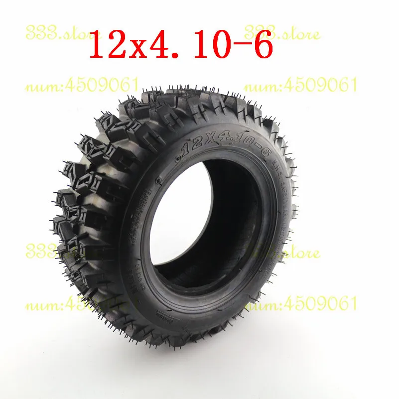 Высокое качество 12x 4,10-6 шины ATV Quad Go Kart 47cc 49cc/4,10-6 шины газон сад культиватор Снегоуборщик Метатель R-1 Луг шины