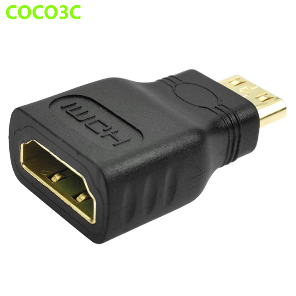 

HDMI Standard 1.4 A Female to Mini HDMI Type C Male port Adapter Card for HDTV Protector Camera Tablet 2 4K 1080P converter