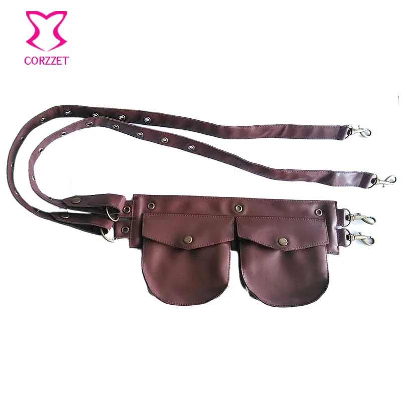 Маленькая сумка из черной кожи для мужчин и женщин поясной кошелек с карманом