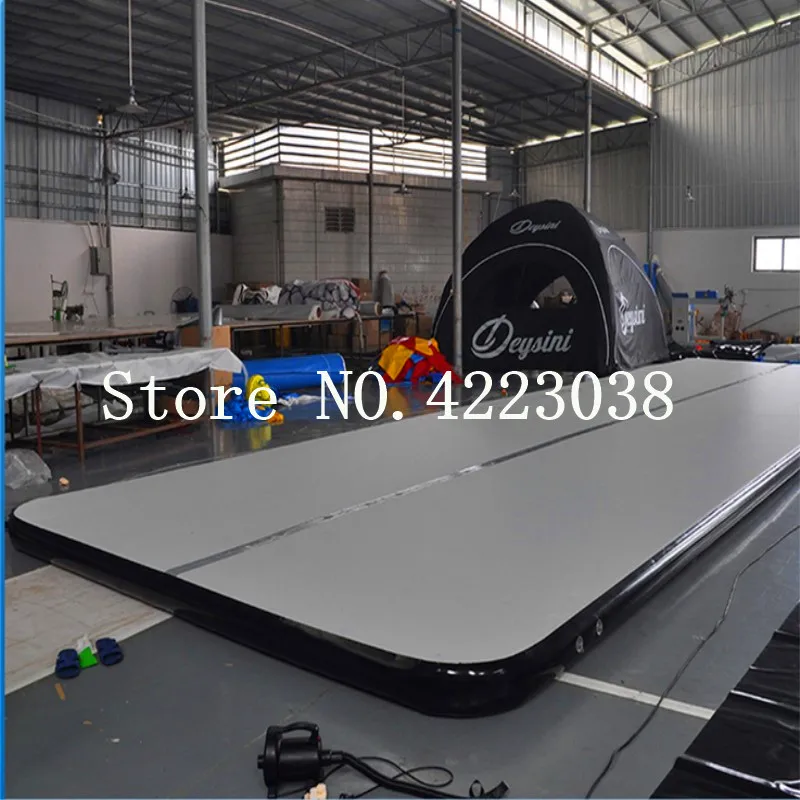 Дешево Воздушная дорожка 8*2*0,2 м, 9 м, 10 м, коврик для акробатики, надувной коврик для гимнастики, воздушный напольный коврик с электрическим воздушны...