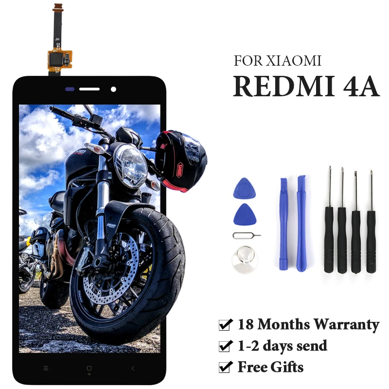 Для Xiaomi Redmi 4A ЖК дисплей с рамкой дигитайзер сборка 5 дюймов OEM Высокое качество