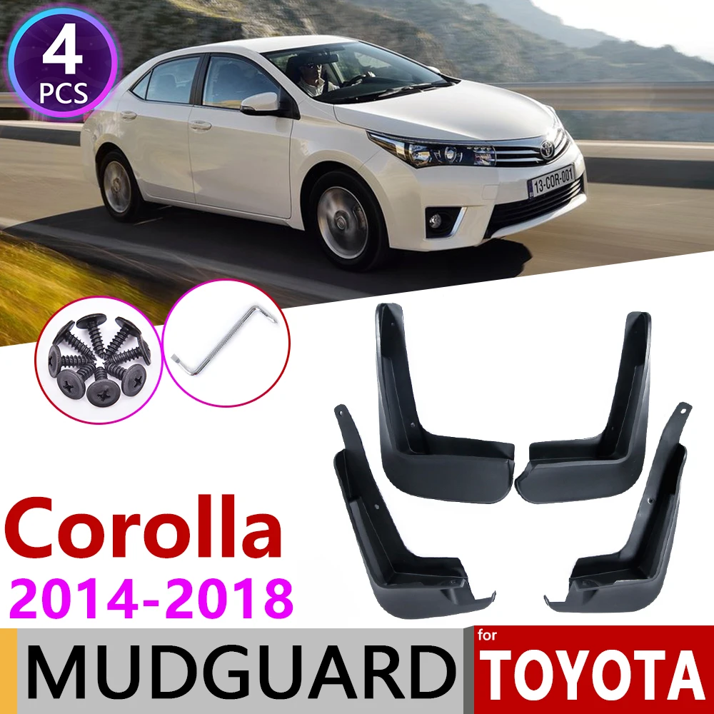 4 шт. для Toyota Corolla 2014 ~ 2018 E170 крыло автомобиля крылья Брызговики щитки аксессуары 2015