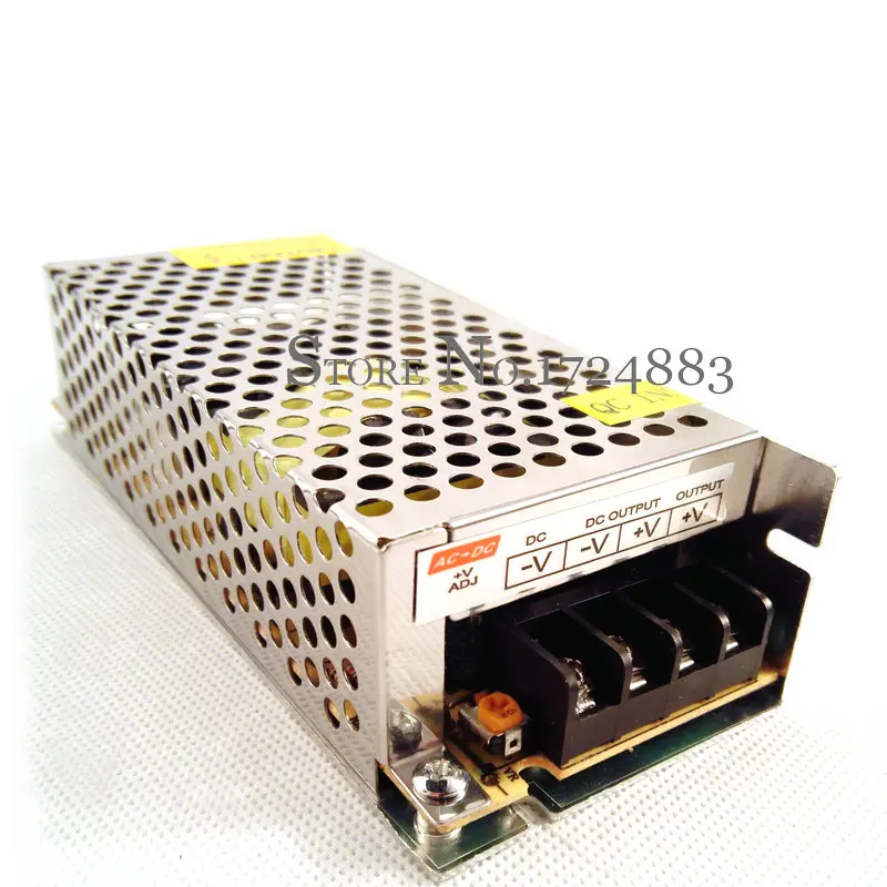 

Space-saving 12VDC 10A 120W Mini Switching Power Supply Driver for Monitor camera/LED Strip 142*60*38