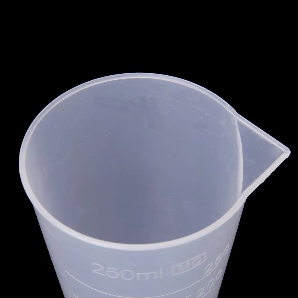 Доступные 250 мл прозрачные пластиковые конусные мерные чашки|250 ml|plastic cone cupsml measure |