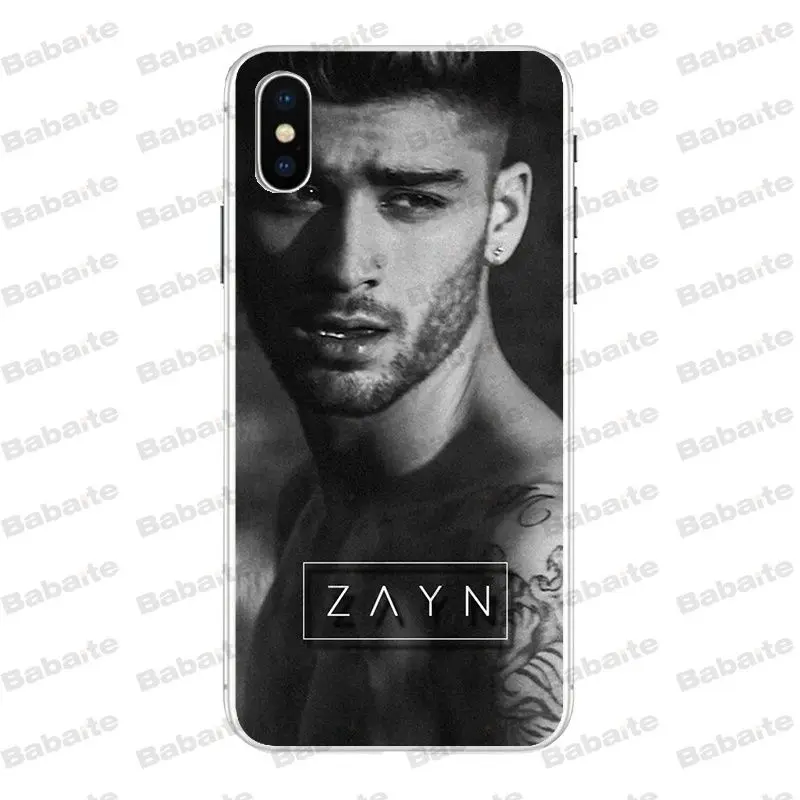 Babaite Zayn Malik One Direction чехол для телефона чехол для iPhone 8 7 6 6S plus X Xs Xr XsMax 5 5S SE 5c Cover11 11pro 11promax