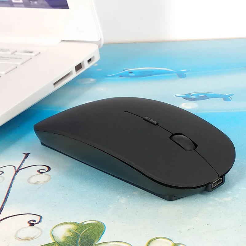 Беспроводная перезаряжаемая Bluetooth мышь Регулируемая DPI компьютерная для
