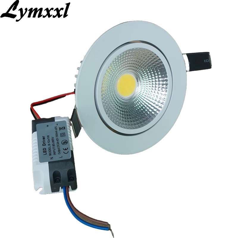 10pieces/lot Dimmable 10W 12W downlight Energy-saving led lamps AC90-260v Warm/Cool/Nature White recessed ceiling lamp CE ROHS | Освещение