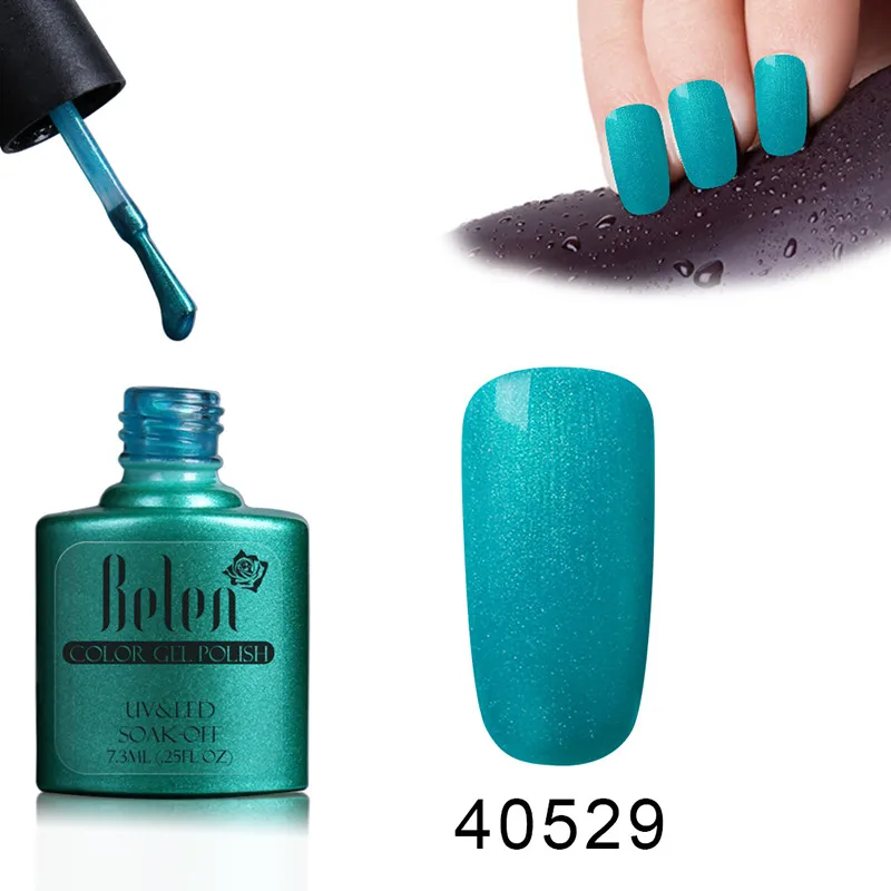 Belen УФ гель для ногтей Vernis полу постоянный 7 3 мл лак маникюр Gellak Гибридный Soak Off