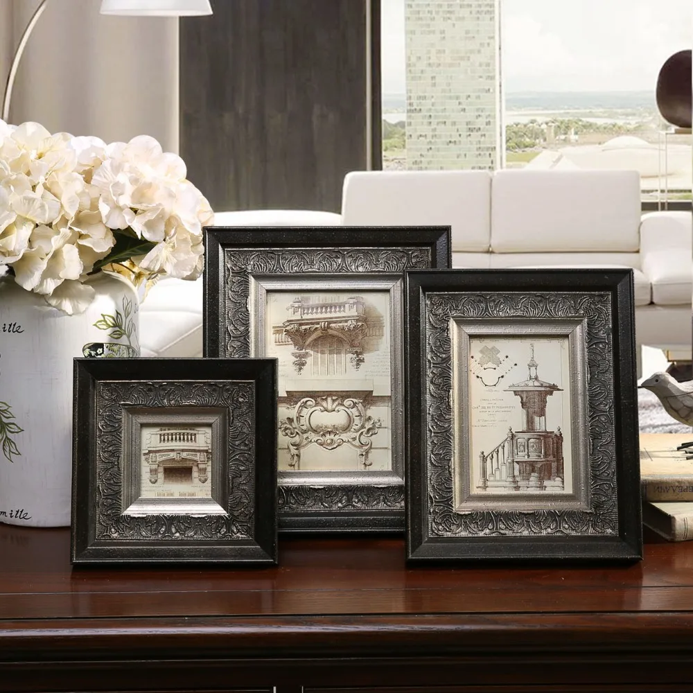 Высококачественная деревянная фоторамка винтажная Свадебный настенный