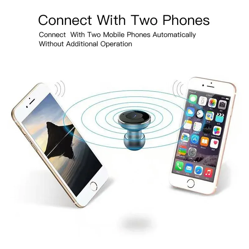 Ameec Беспроводной Bluetooth гарнитура наушники 2 USB Порты автомобиля Зарядное
